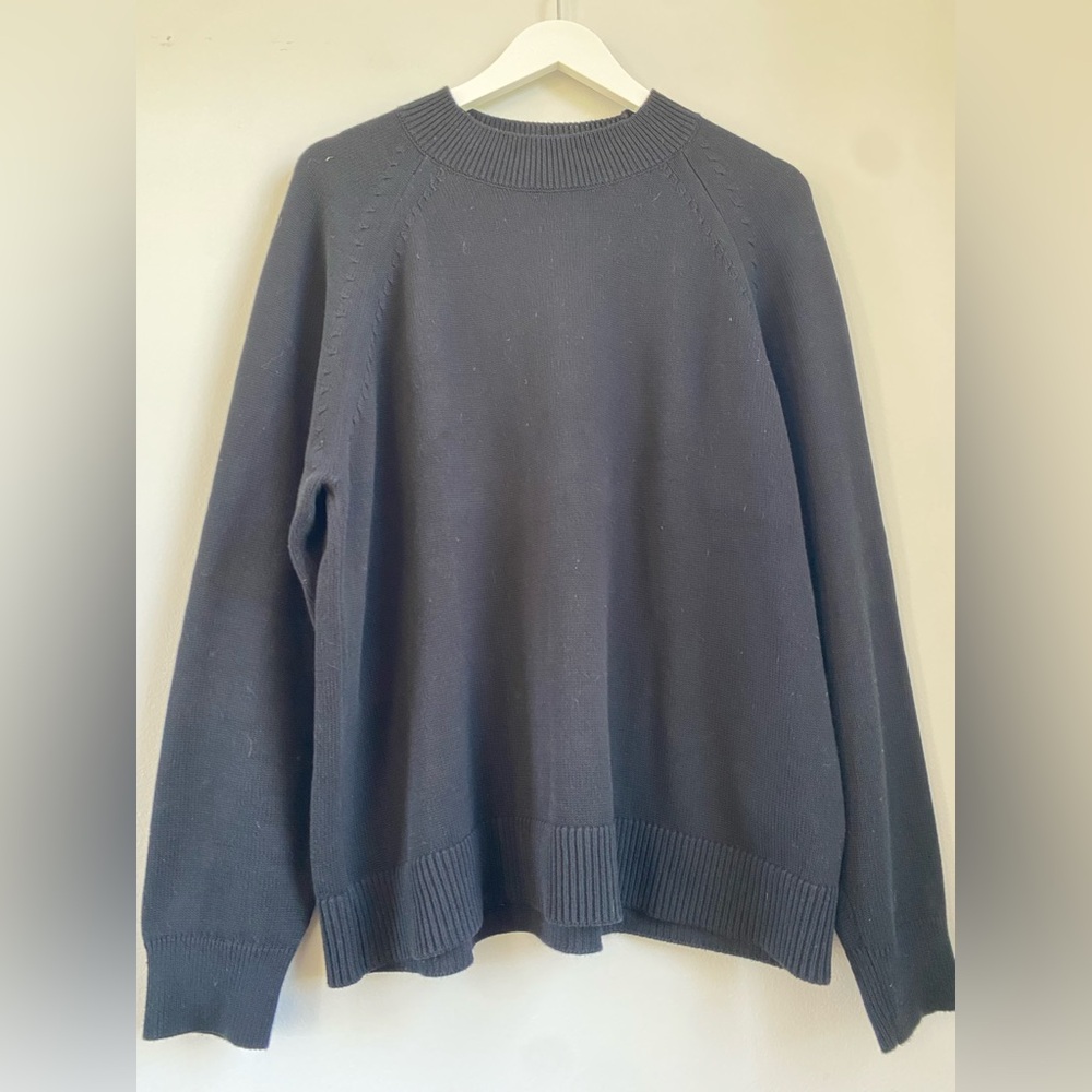 Quince Organic Cotton Mock Neck Sweater - Picture 7 of 14